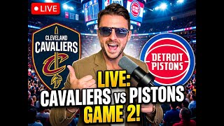GAME 2  🏀🏀🏀 Pistons vs Cavs | Watch party and commentary