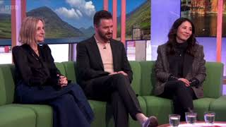 BBC One Red Eye Interview  Richard Armitage, Jing Lusi, Lesley Sharp