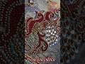 zardosi mat filling mango motif with peacock aari work sleeve|zardosi|mat filling#new#aaribusiness