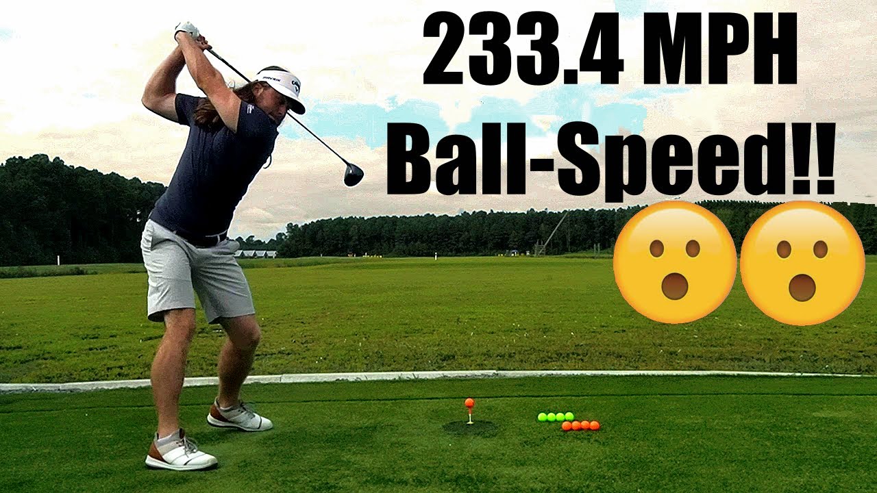 I BROKE THE BALL SPEED RECORD (233.4 MPH!!) - Detailed Analysis Of How I Swing At Peak Speed