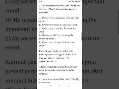 Contoh Soal Active Passive Dan Jawabannya Contoh Soal Terbaru Contoh Soal Active Passive Dan Jawabannya Contoh Soal Terbaru