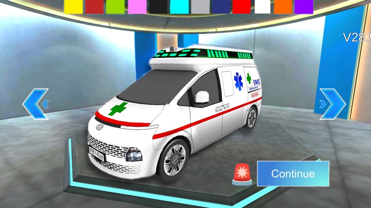 New Ambulance Car Unlock - 3D Driving Class 2023 - New Update V28.90