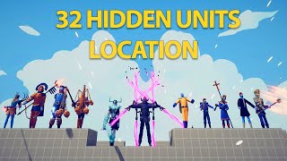 32 Hidden Units Locations - Totally Accurate Battle Simulator