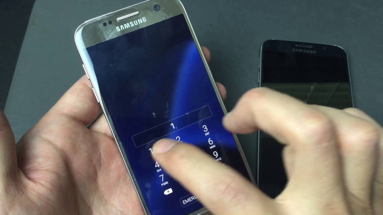 Samsung S7 Синий Индикатор