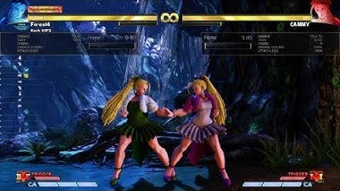Cammy Blockstring for Delayed Meaty c LK, s LP OS Advanced Technique SFVCE