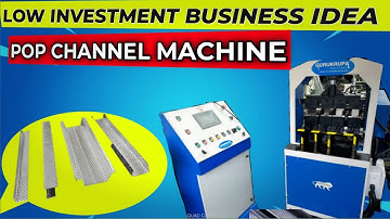 Pop False Ceiling Channel Roll Forming Machine - 96011 55559