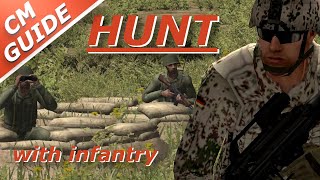 Combat Mission Guide: How to use Hunt with infantry