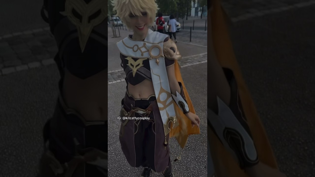 SHAKIRA AETHER #cosplay #genshinimpact #genshinimpactcosplay #aethergenshinimpact #cosplaygirl