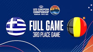 3RD PLACE GAME: Greece v Belgium | Full Basketball Game