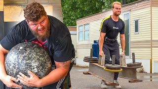 1 DAG TRAINEN ALS EEN STRONGMAN!