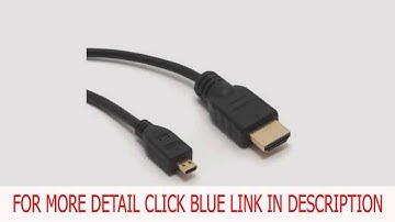 Tesco Hudl2 / Hudl Android Tablet Micro HDMI to TV Long 5m Gold Cable Best