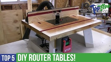 Top 5 DIY Router Tables! Best Maker Projects!