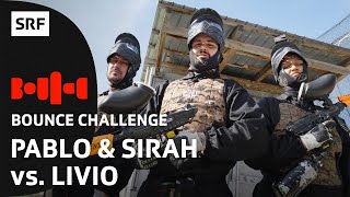 Livio hat keinen Bock mehr: Albtraum in der Paintball-Arena | Bounce Challenge | SRF