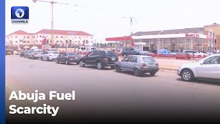 Abuja Fuel Scarcity: Long Queues Persist In The Nation's Capital Despite Promises By NNPCL
