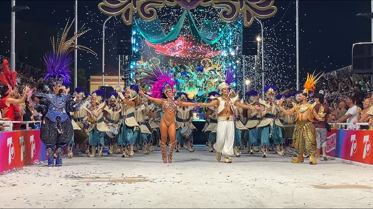 Show de la noche 6, Rosario Sanchez pasista y Toque de Samba. Carnaval de Gualeguaychú, Mari Mari