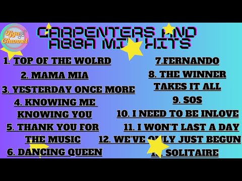 ABBA AND CARPENTERS MIX SONG HITS, OLDIES BUT GOODIES #music #oldsong