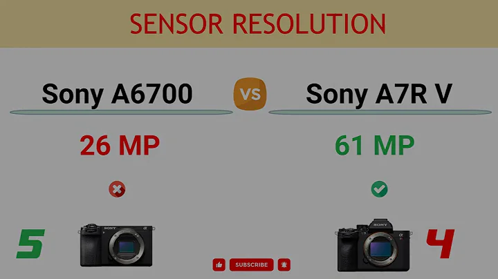Sony A6700 vs Sony A7R V Comparison: 5 Reasons to buy the A6700 and 17 Reasons to buy the A7R V