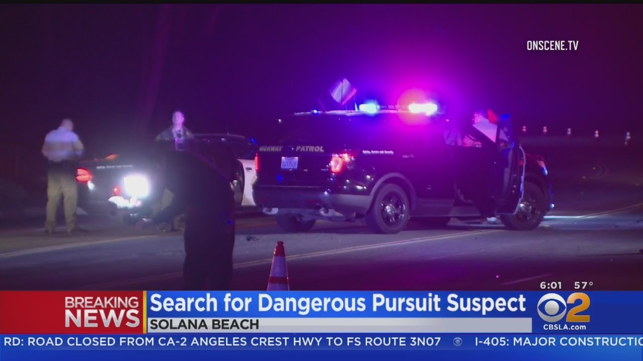Chase Suspect Still At Large After Hitting 2 CHP Officers Near San ...