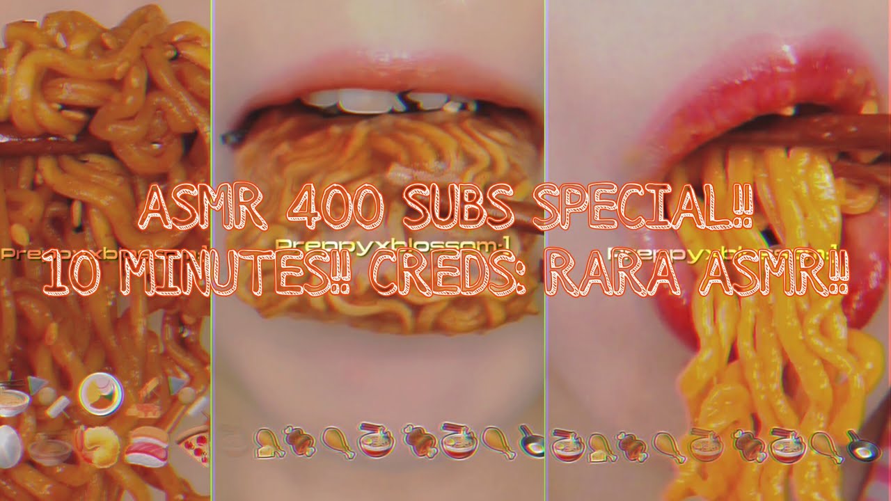 ASMR 400 SUBS SPECIAL!!! CREDS:@RaraASMR_ // @Itsevelynnyuh - YouTube