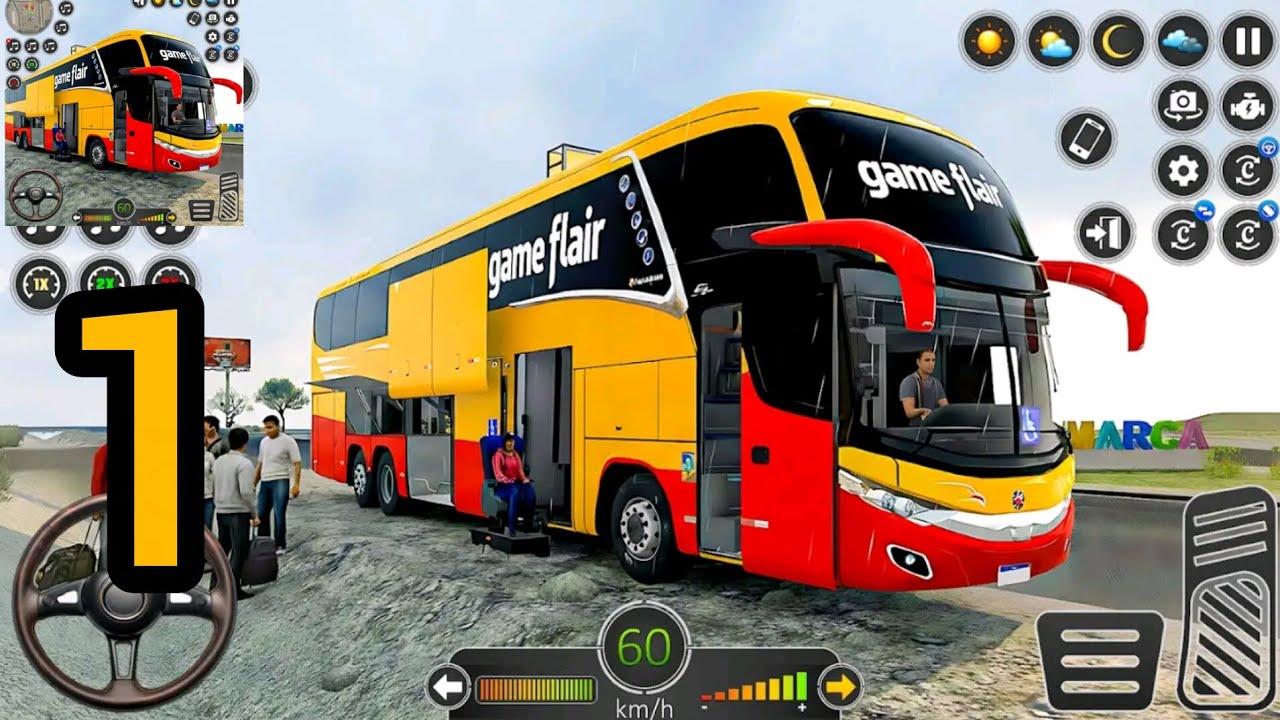 Bus Simulator GF: Modern Bus - Bus Simulator - City Bus Simulator Game - Android & ios Gameplay