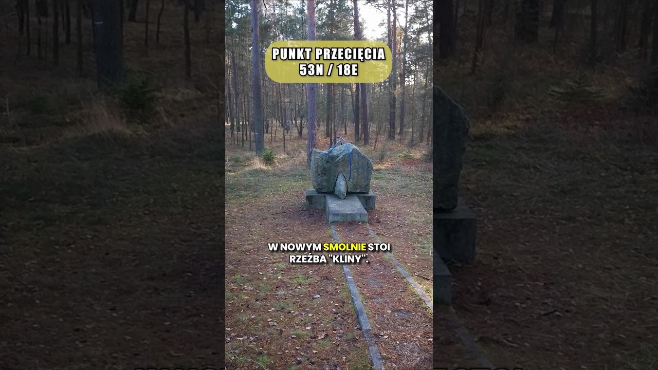 PUNKT PRZECIĘCIA W NOWYM SMOLNIE #podróże #ciekawostki #shorts #polska #geografia