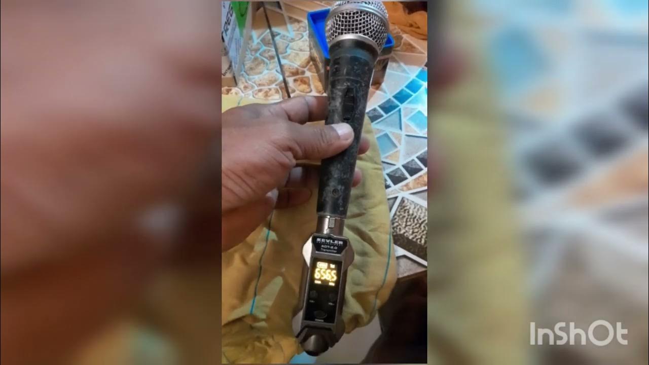 Android Phone with Dynamic Microphone (from wired mic to wireless mic