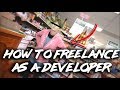 How to FREELANCE as a developer - REAL footage of how I got a client