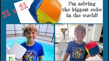 11-Year-Old GENIUS Solves a 21x21 Rubik