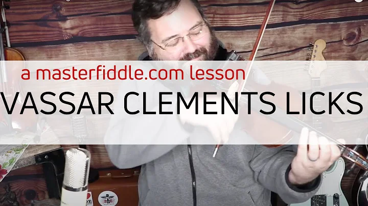 Vassar Clements Bluegrass Fiddle Licks in G - Less...