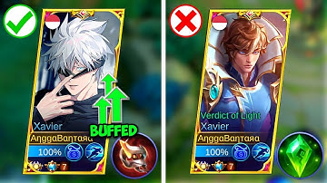 XAVIER BROKEN BUILD & EMBLEM 2023 | XAVIER USER MUST TRY THIS ONE SHOT BUILD 2023 | MOBILE LEGENDS