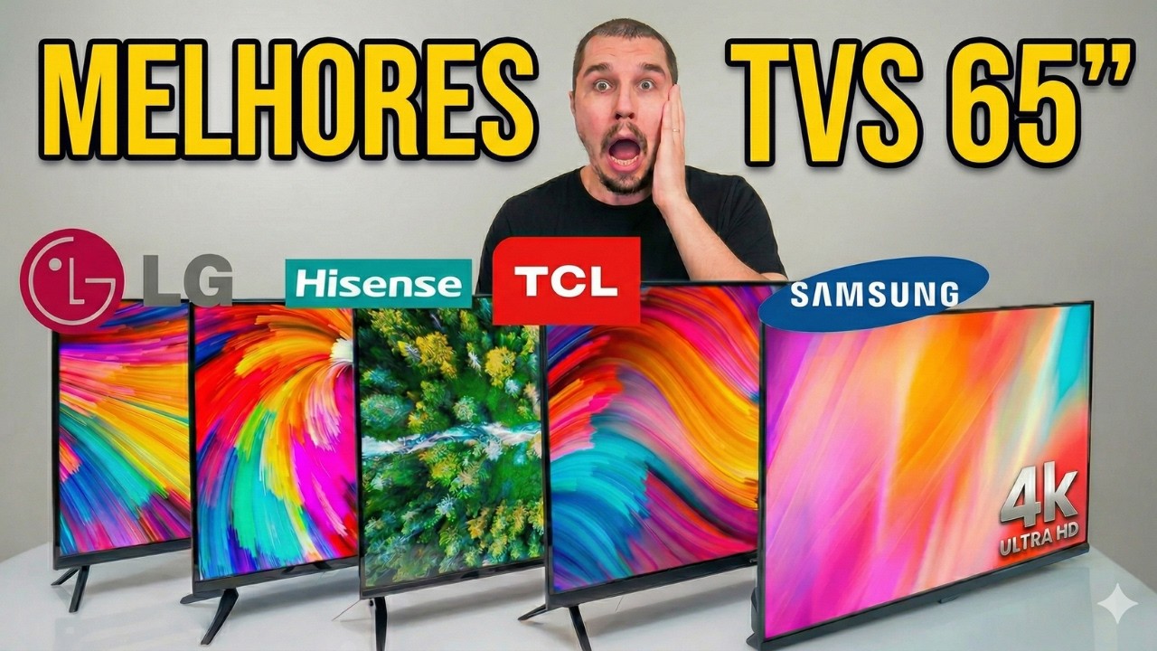 Melhores SMART TV 65 POLEGADAS 4K em 2026 (TOP 5 CUSTO-BENEFÍCIO que ...