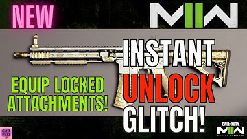 (NEW) INSTANT UNLOCK GLITCH! (EQUIP ANY LOCKED ATTACHMENTS!) *AFTER PATCH* WARZONE & MW2 GLITCHES