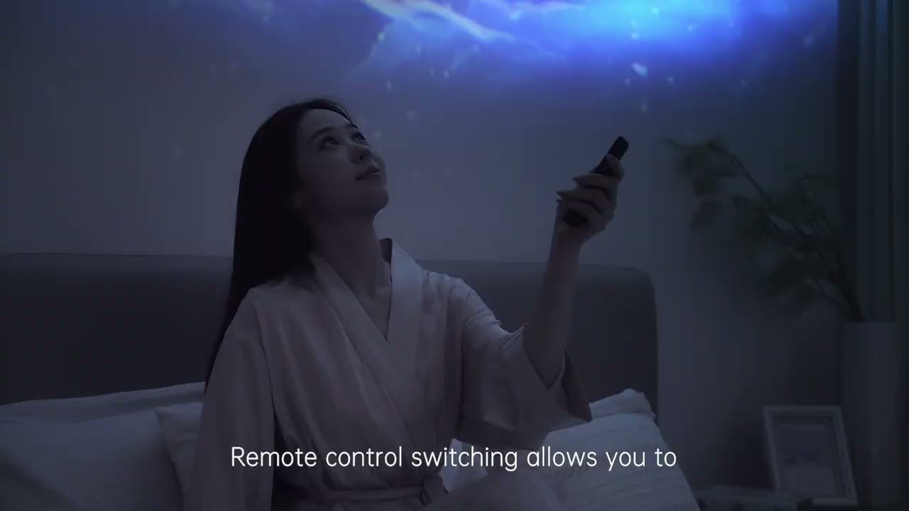 Homelist 3D Galaxy Sleep Aid Projector Night Light