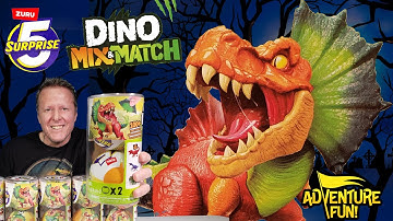 Zuru 5 Surprise Dino Mix & Match 100+ Dinosaur Combinations Adventure Fun Toy review!