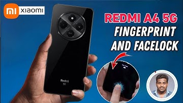 Redmi A4 5G Fingerprint Screen Lock | Fingerprint & Facelock | Redmi A4 Display Fingerprint Settings