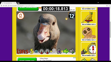 The Impossible Quiz Book Chapter 1 Any% Speedrun 1:13.888