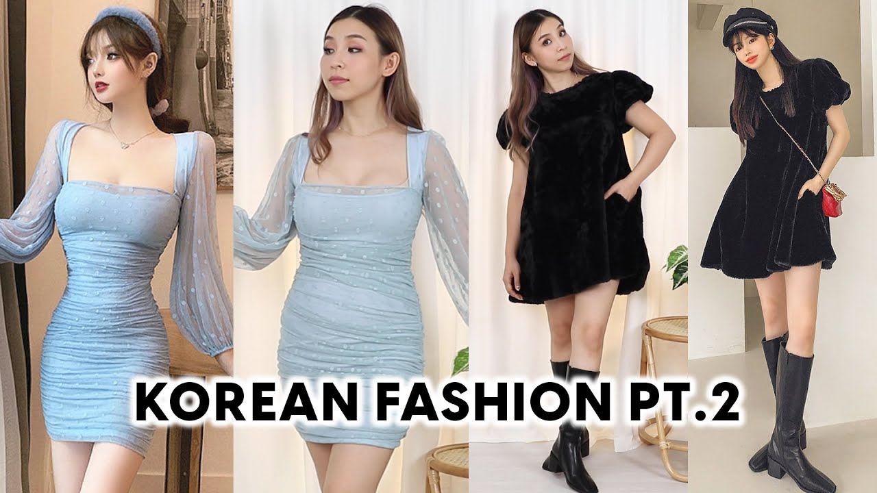 Korean Fashion Try-on Haul Part 2 *here we go again* - YouTube