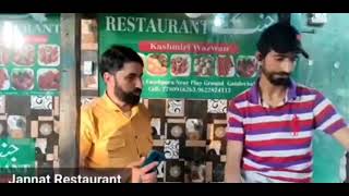 Jannat Restaurant inaugurated at Fatehpora Ganderbal.