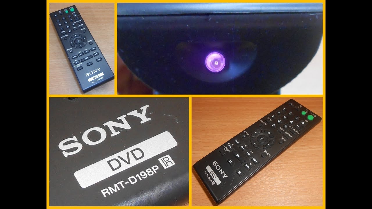 Sony Dvd Rmt-D198P R Remote Control Fully Working