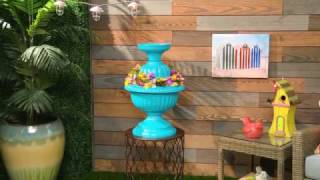 This DIY birdbath brings all the birds to the yard, and lets you show off your style when you pick your own planters, colors and 