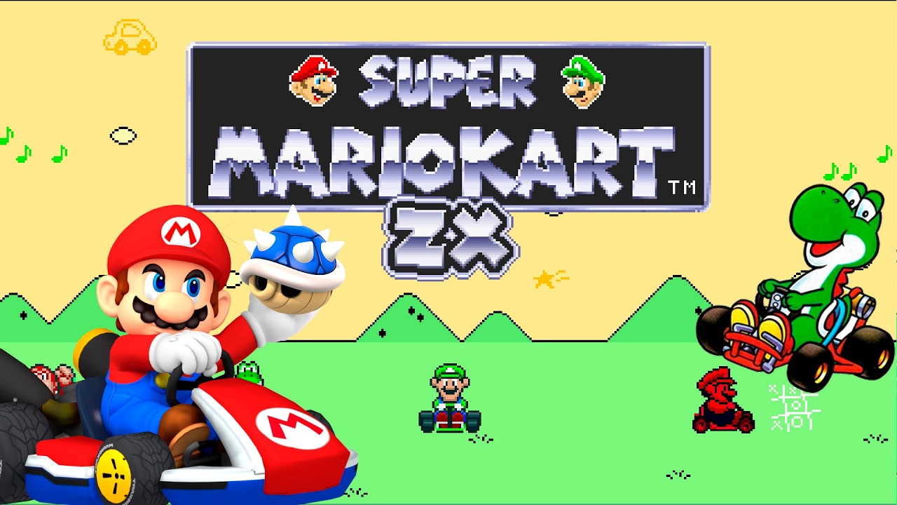 mario ページです Super Mario Kart ZX REMAKE? - YouTube