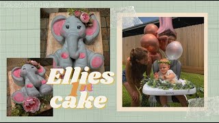 How to decorate a 3D elephant cake