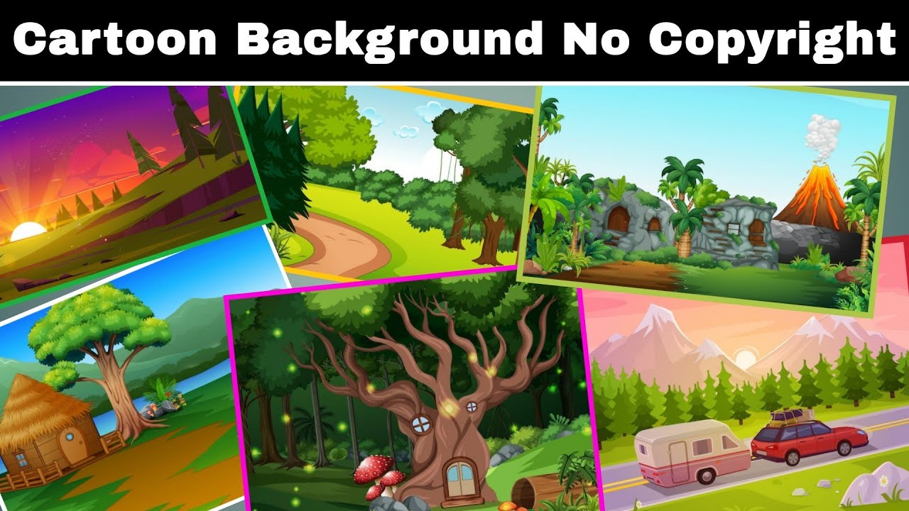 Download Cartoon Background No Copyright | Chroma Toons App - YouTube