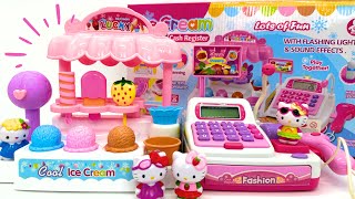 20 Minutes Satisfying With Unboxing Cute Pink Ice Cream Store Cash Register Asmr Review Toys
