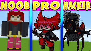 Minecraft Pixel Battle NOOB vs PRO vs HACKER FNF Cassandra