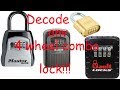 (345) How to Open ANY 4 Wheel Combination Lock