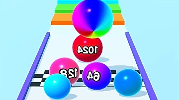 Ball Run 2048 Merge Number ! MAX LEVELS Gameplay Walkthrough New Update Part 120 android, ios