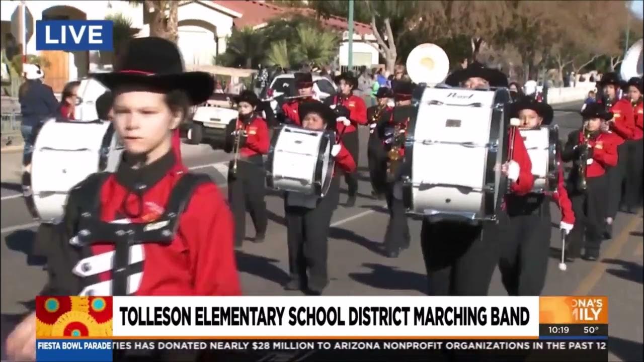 Fiesta Bowl Parade 2022 Tolleson Elementary Marching Band YouTube