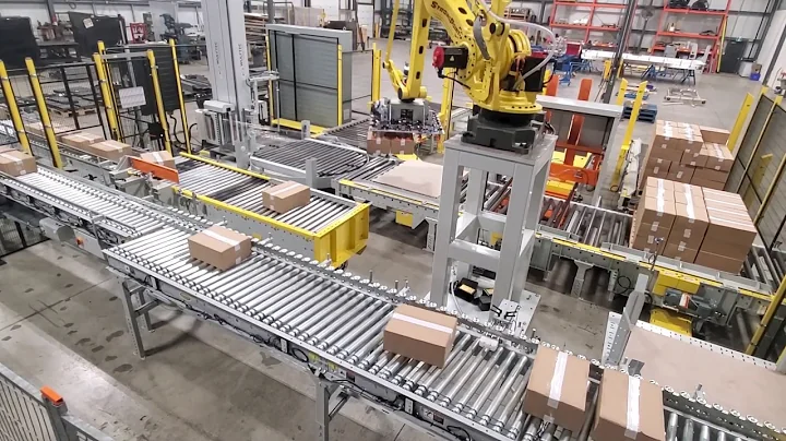 StrongPoint Robotic Depalletizer and Palletizer of RSC Cases