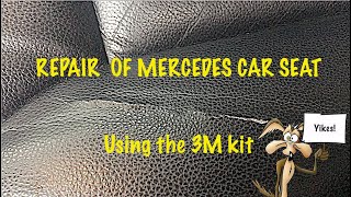 Using the 3M Repair Kit on Mercedes MBTex...not a TOTAL failure....